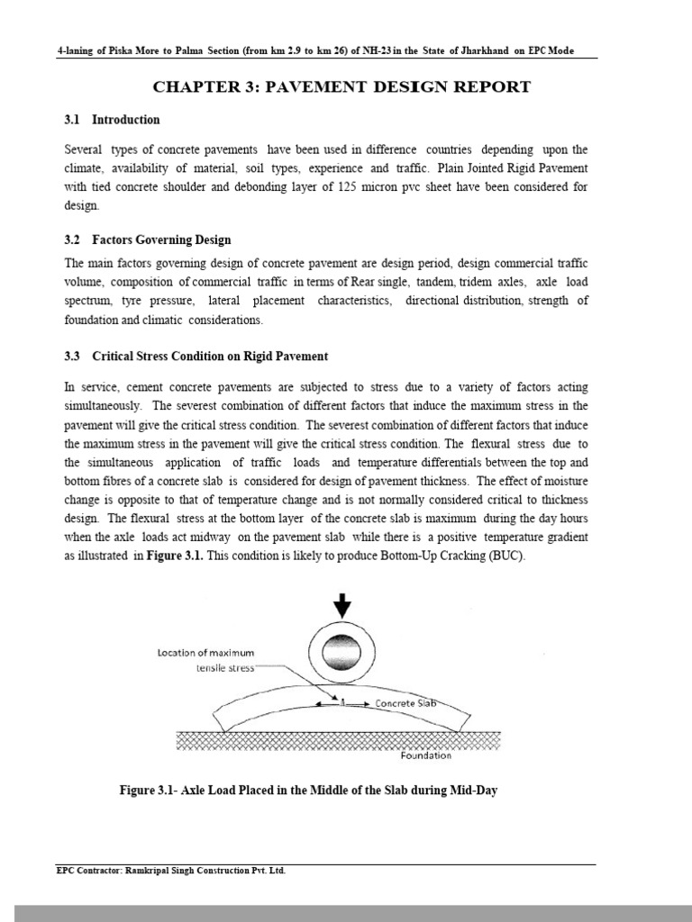 Vol-I Part-A CH-03 Pavement Design Report 5823 | PDF | Road Surface ...