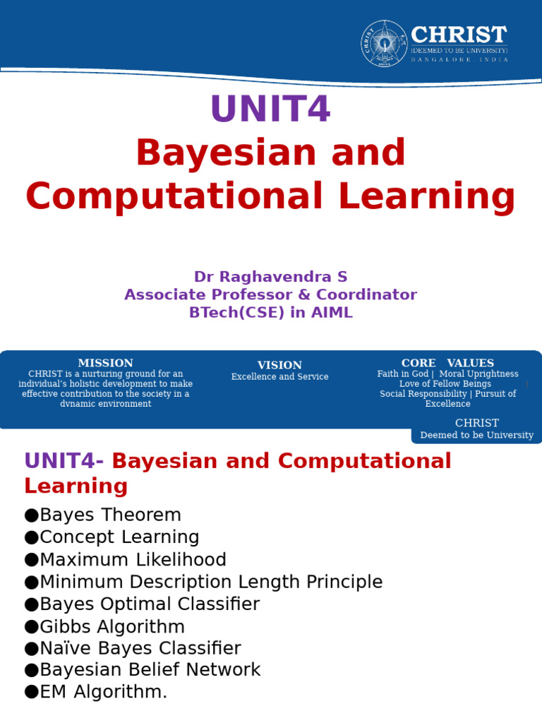 Unit4-c | PDF | Bayesian Network | Bayesian Inference