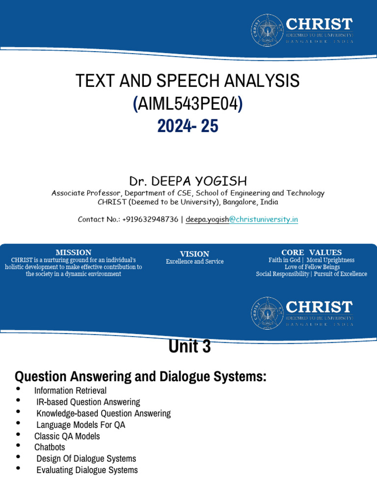 Question Answering Systems Overview | PDF | Information Retrieval ...