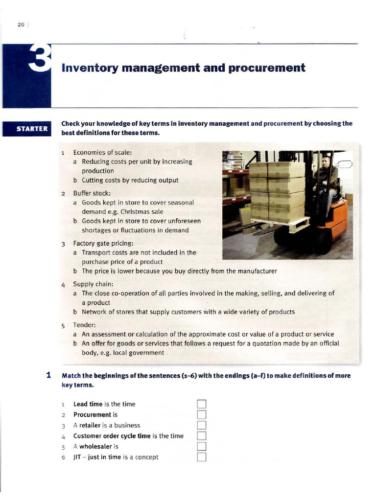 Logistics Unit 3 | PDF