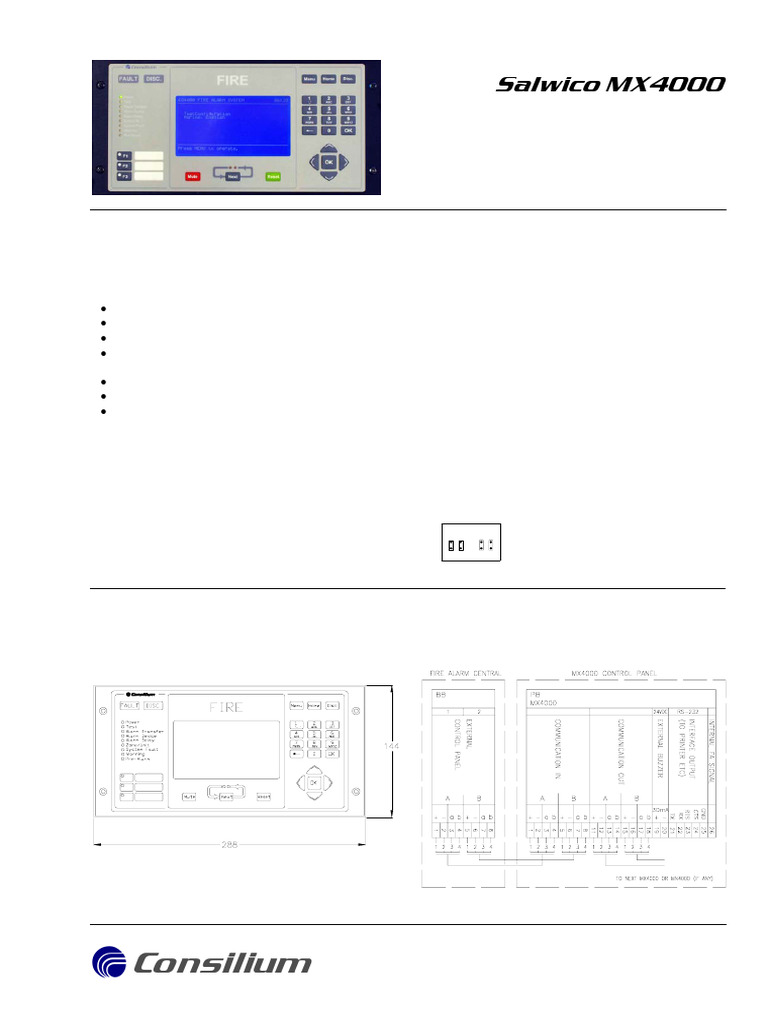 Salwico CS4000 MX4000 Control Panel Guide | PDF | Electronics ...