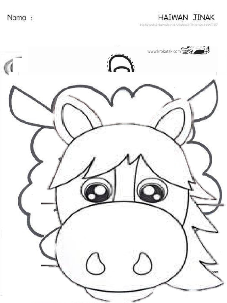 Topeng Farm Animals 2025 | PDF