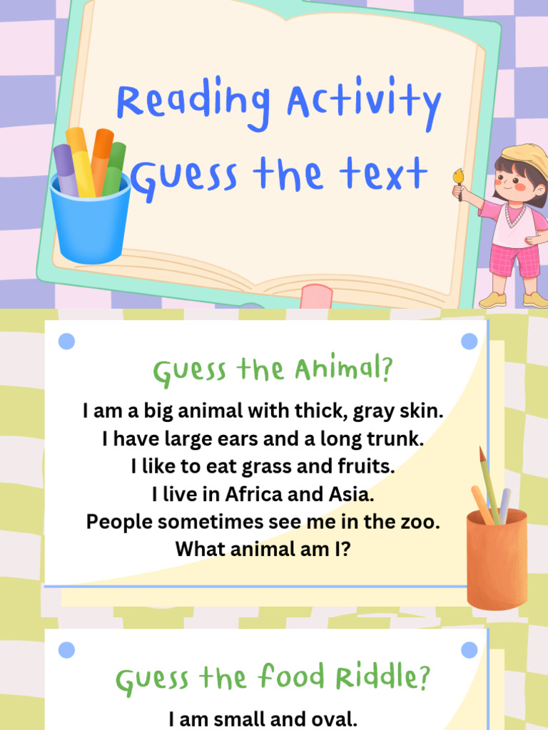 Reading Activity Guess The Text - 20250626 - 162049 - 0000 | PDF