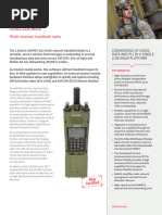 Motorola Solutions P25 SRX 2200 Enhanced Combat Radio Specifications ...