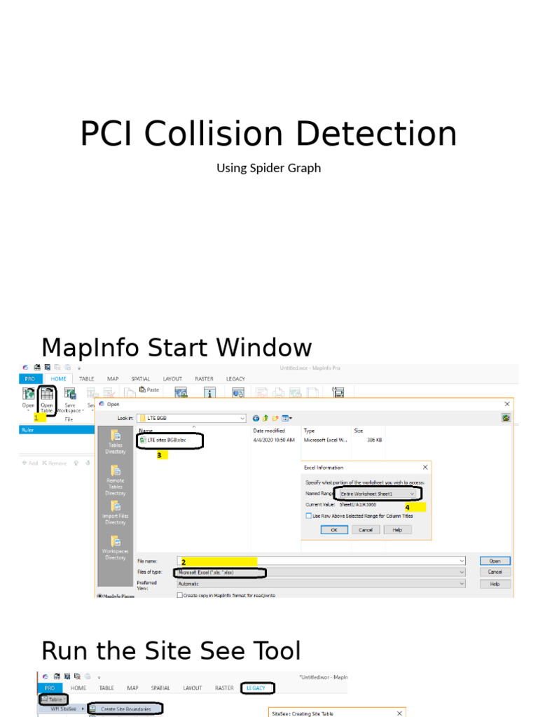 PCI Collision Detection with Spider Graph | PDF