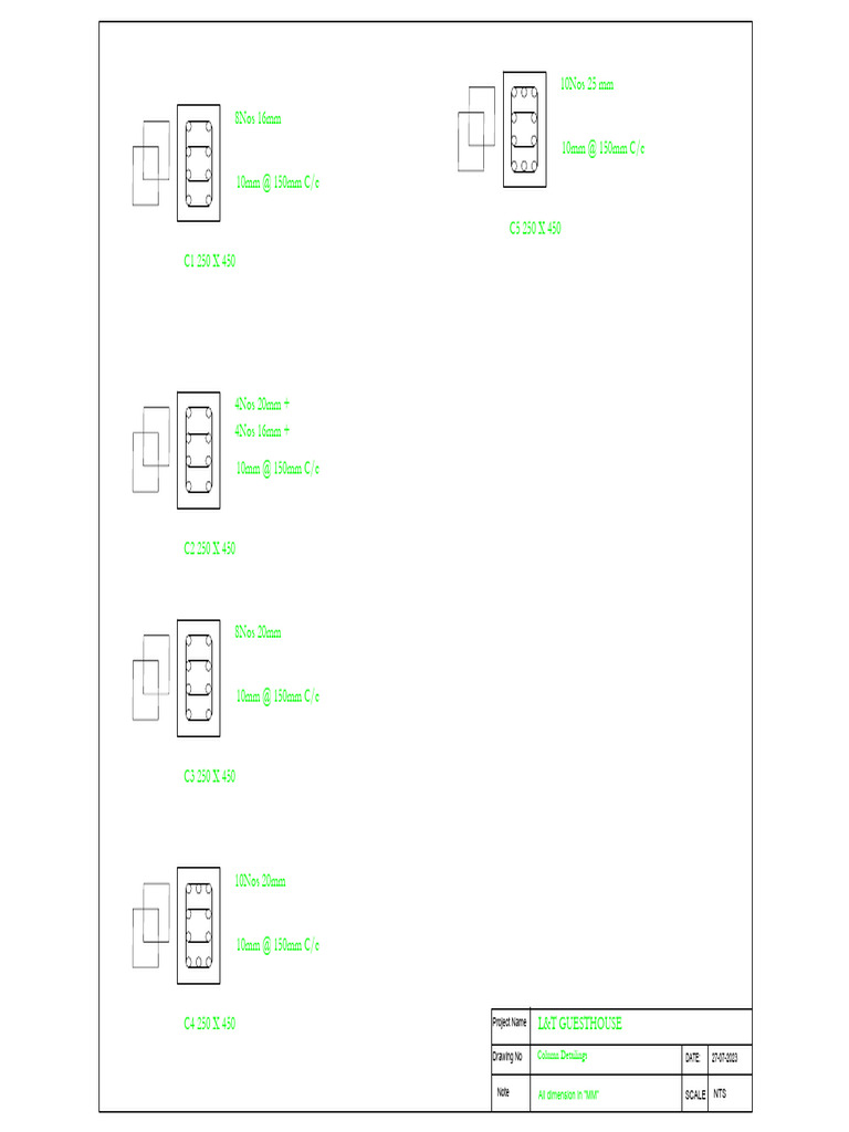 FF - Column - 02 Detailing | PDF