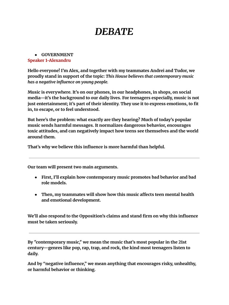 Negative Effects of Contemporary Music | PDF | Mental Health | Memory