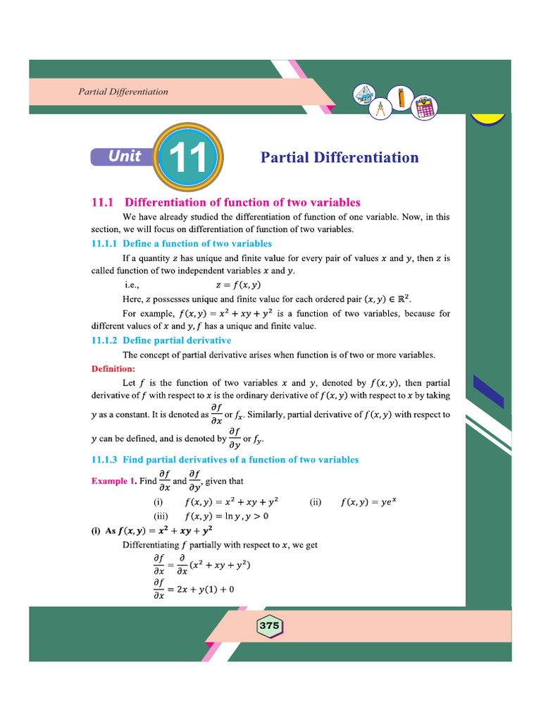 Understanding Partial Differentiation | PDF