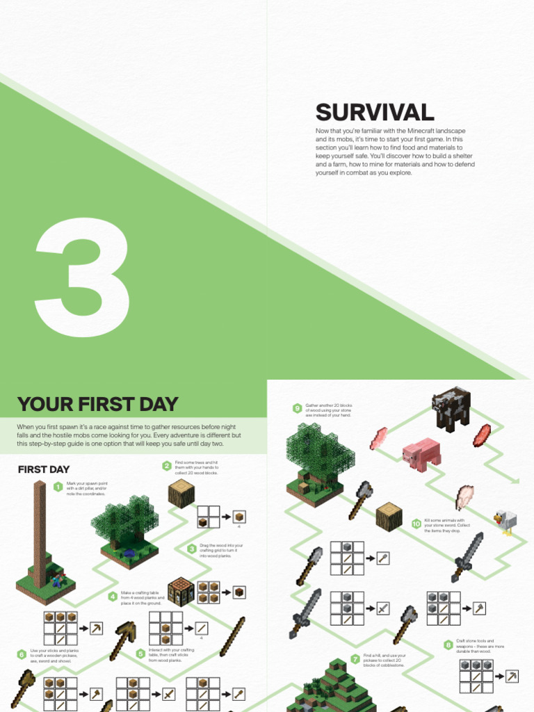 Minecraft Guide To Survival | PDF | Minecraft | Foods