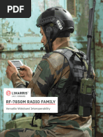 Cs TC Datasheet An PRC 160v Wideband HF VHF Tactical Radio | PDF ...