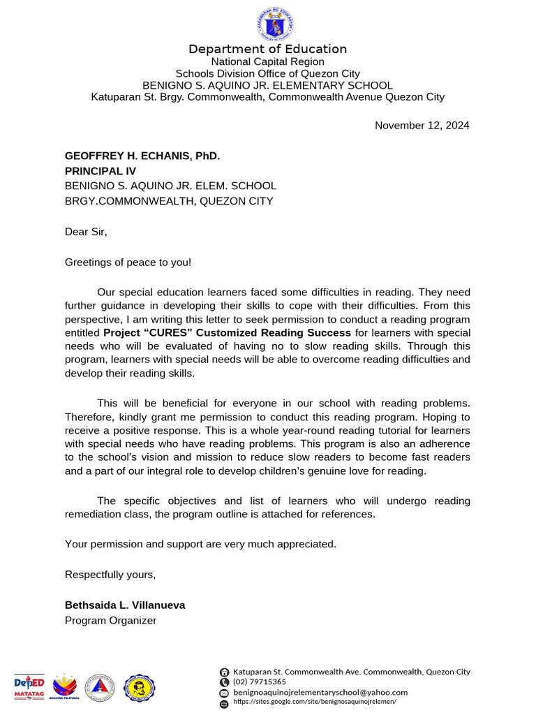 Final Project Cures Sped 2025 | PDF | Reading Comprehension | Learning ...