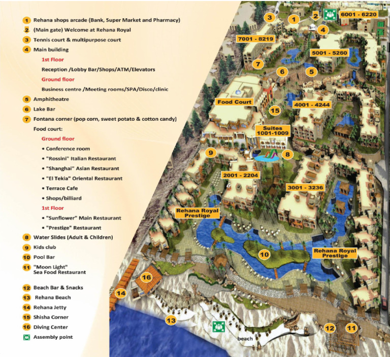 Rehana Royal Map | PDF