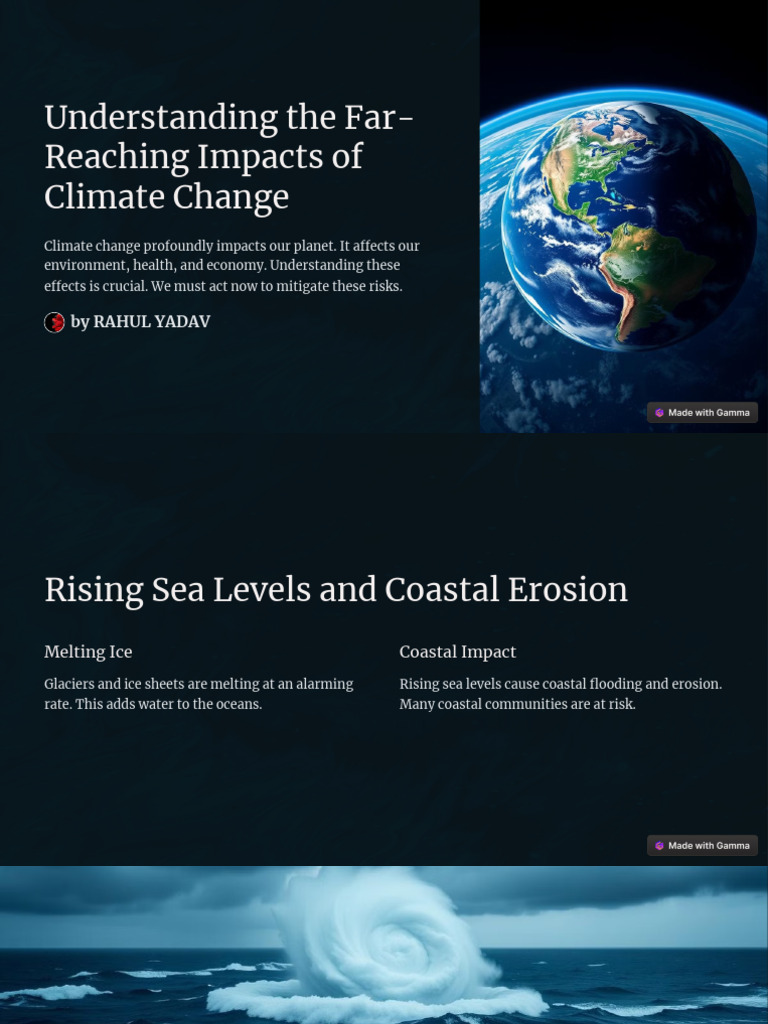 Impacts of Climate Change Explained | PDF