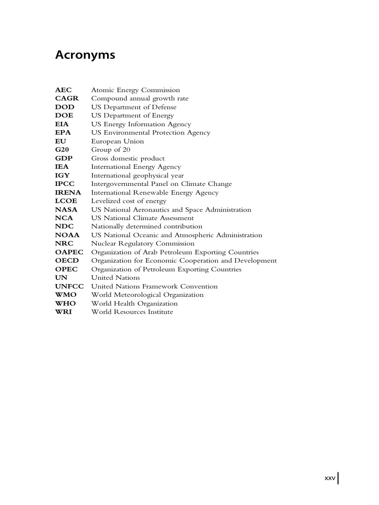 Acronyms 2020 Reaching Net Zero | PDF