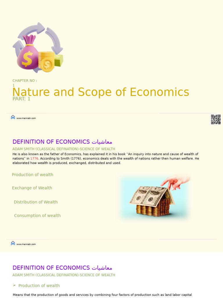 Economics: Definitions and Key Concepts | PDF | Economics | Factors Of ...