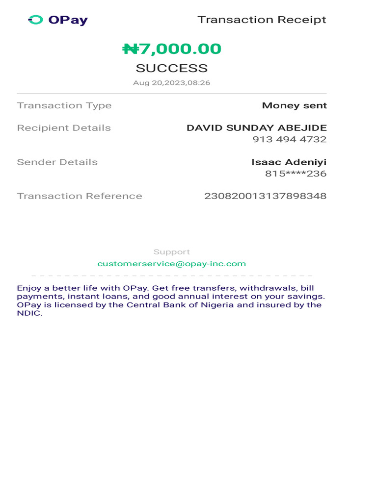 Transaction Receipt-230820013137898348 | PDF