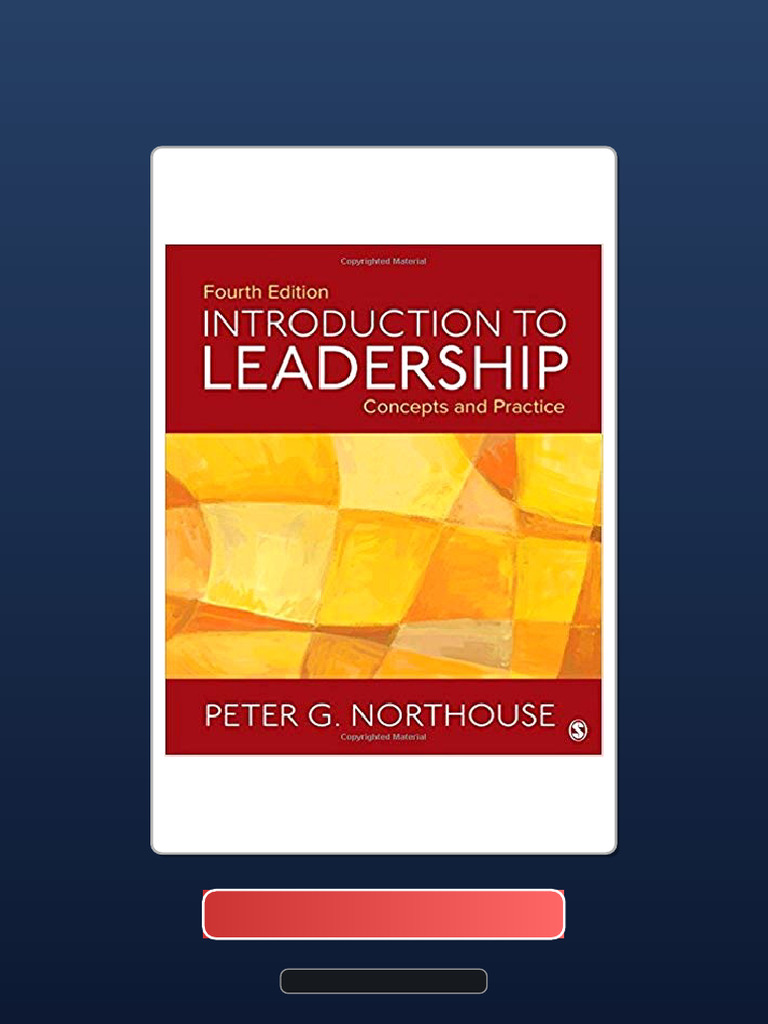 Introduction To Leadership Concepts and Practice Fourth Edition Ebook ...