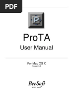 Prota User Manual