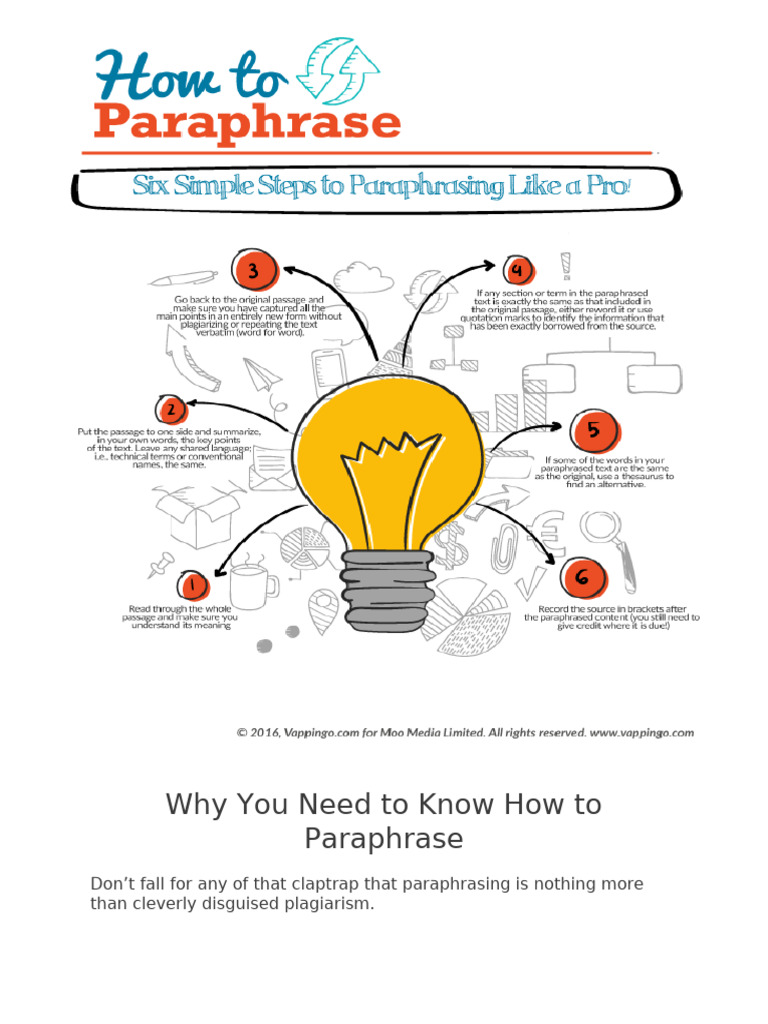 Why You Need To Know How To Paraphrase | PDF | Plagiarism | Knowledge