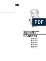 Estacion Topcon Series ES Manual