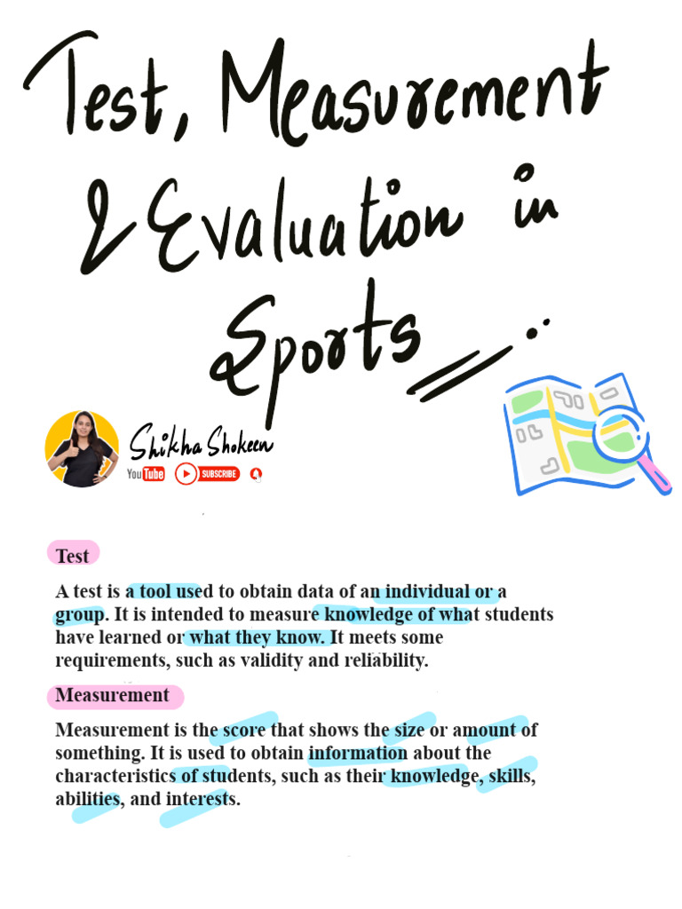 Test Measurement and Evaluation in Sports | PDF | Body Mass Index