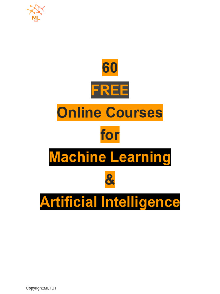 60 Free Online AI & Machine Learning Courses | PDF | Machine Learning ...
