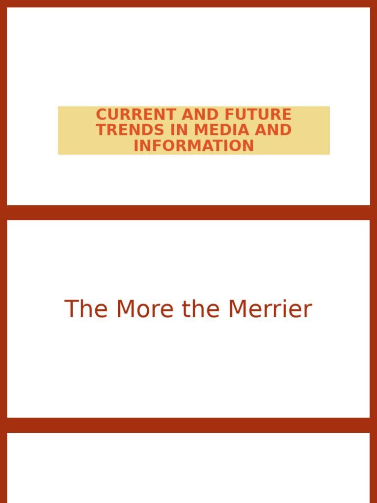 Trends in Media and Information | PDF | Virtual Reality | Wearable ...