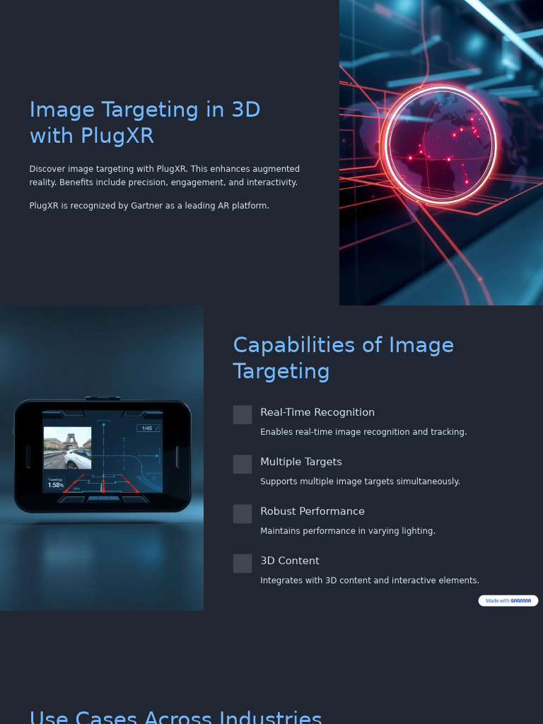 Image Targeting in 3D With PlugXR | PDF | Augmented Reality | Computing