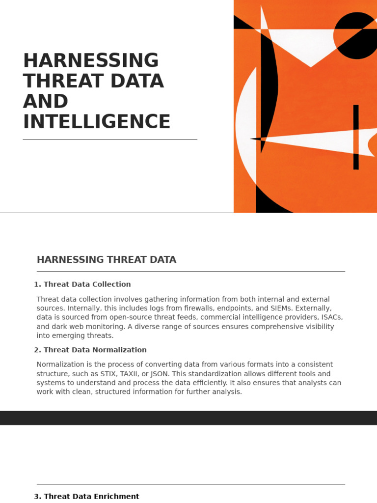 Threat Intelligence Data Management | PDF | Security | Computer Security