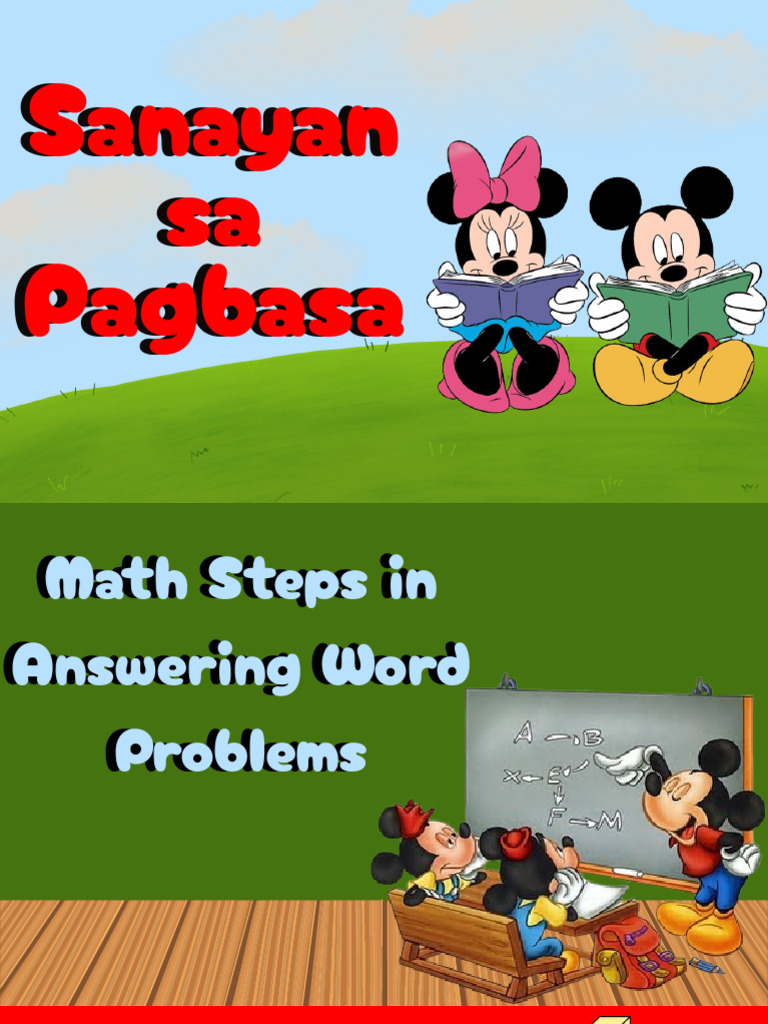 Math Steps for Word Problems Guide | PDF