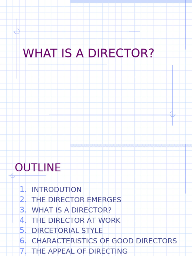 What Is A Director | PDF