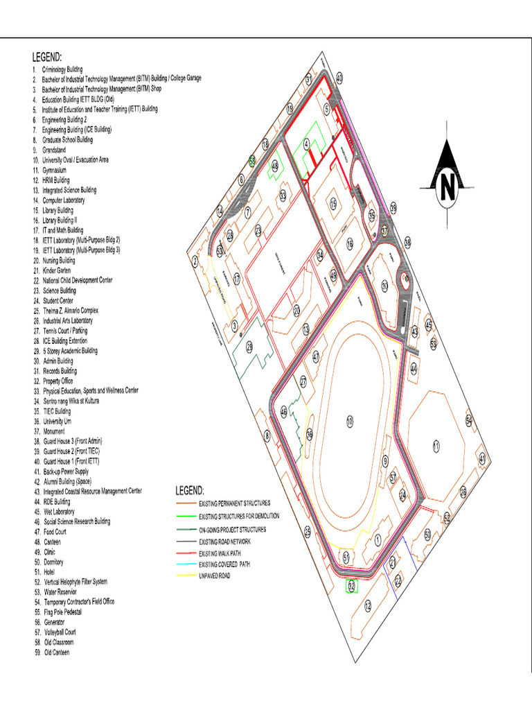 Main Campus Existing Map | PDF