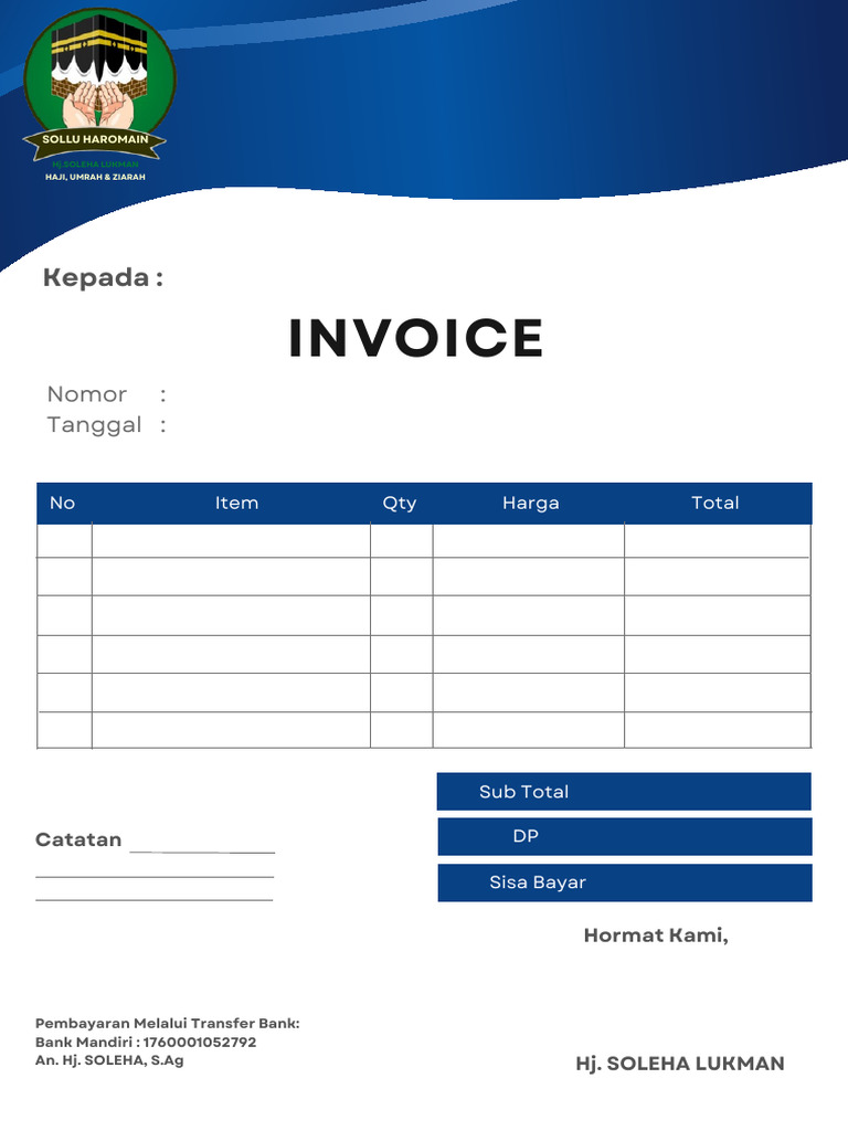 Invoice Haji Umrah | PDF