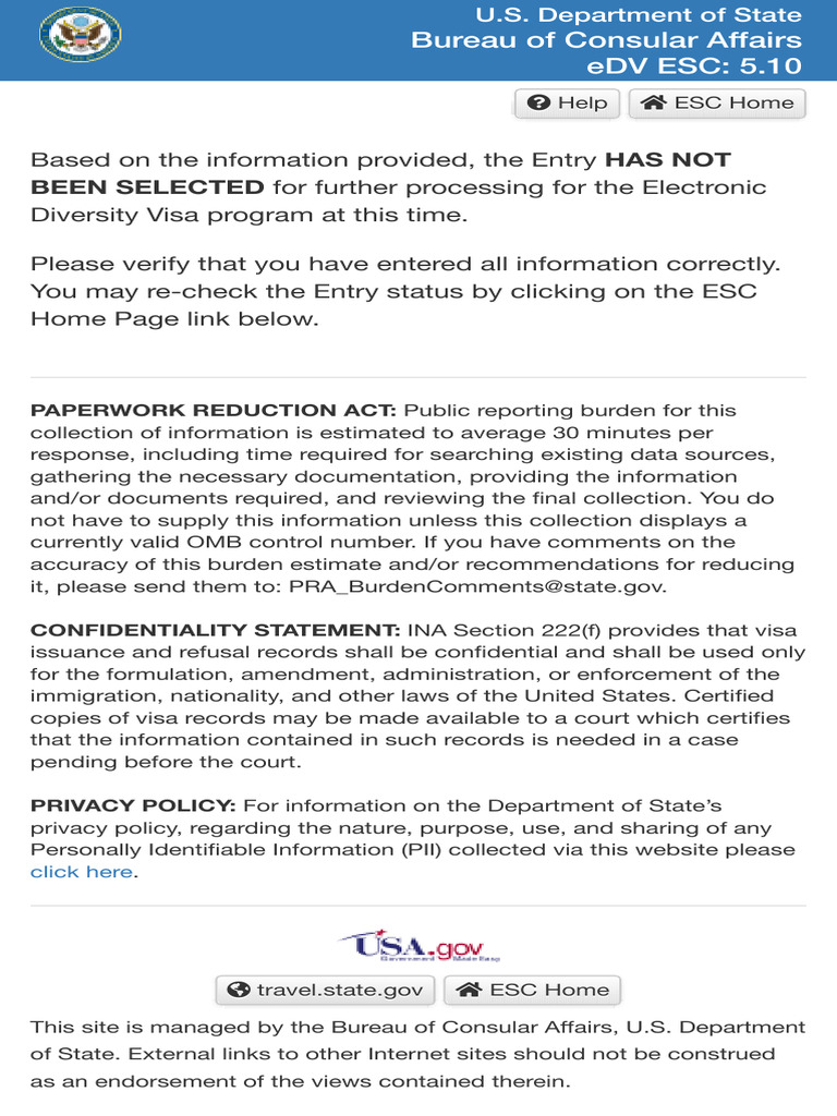 Entrant Status Check Web Site | PDF