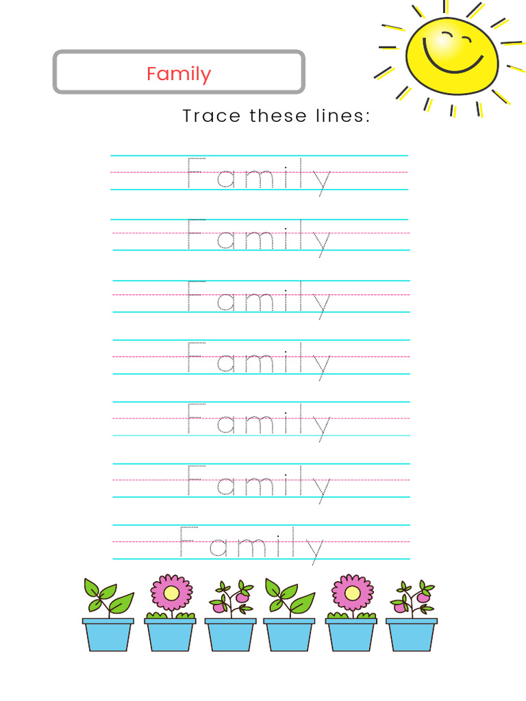 Days of The Week Tracing Worksheet | PDF