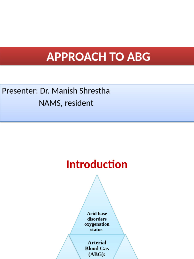 Understanding Arterial Blood Gas Analysis | PDF | Clinical Medicine ...