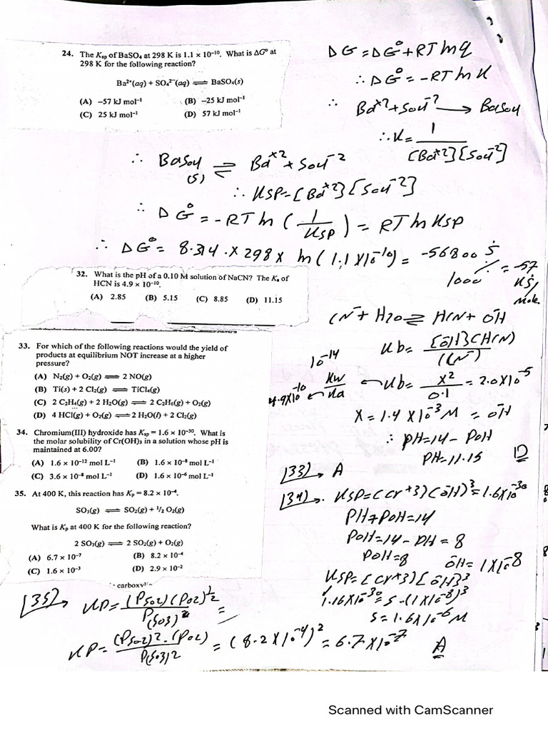 Acid Base Exams | PDF