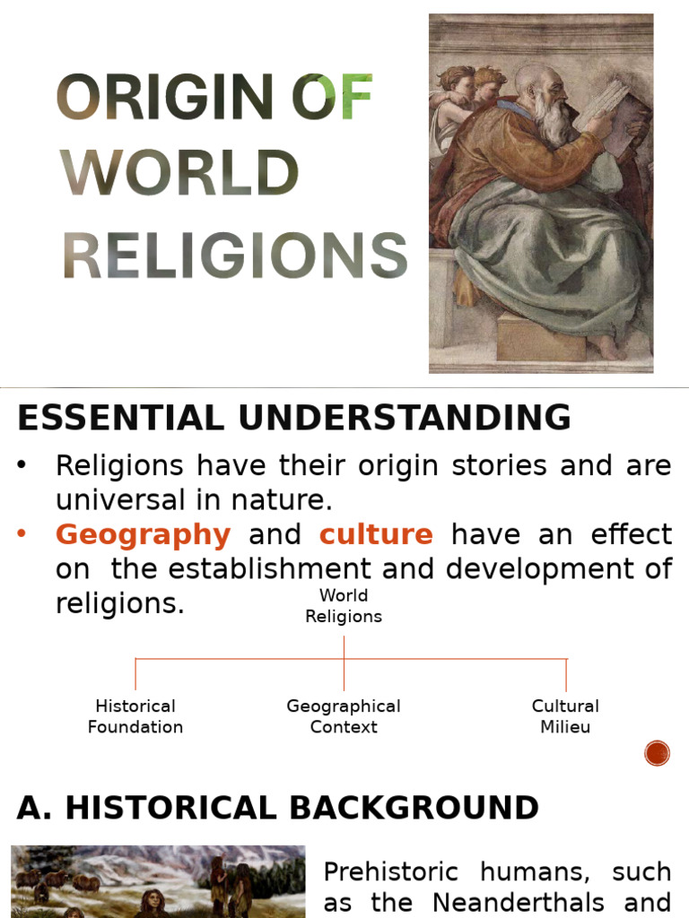 Origins of World Religions Explained | PDF | Abrahamic Religions | Tao