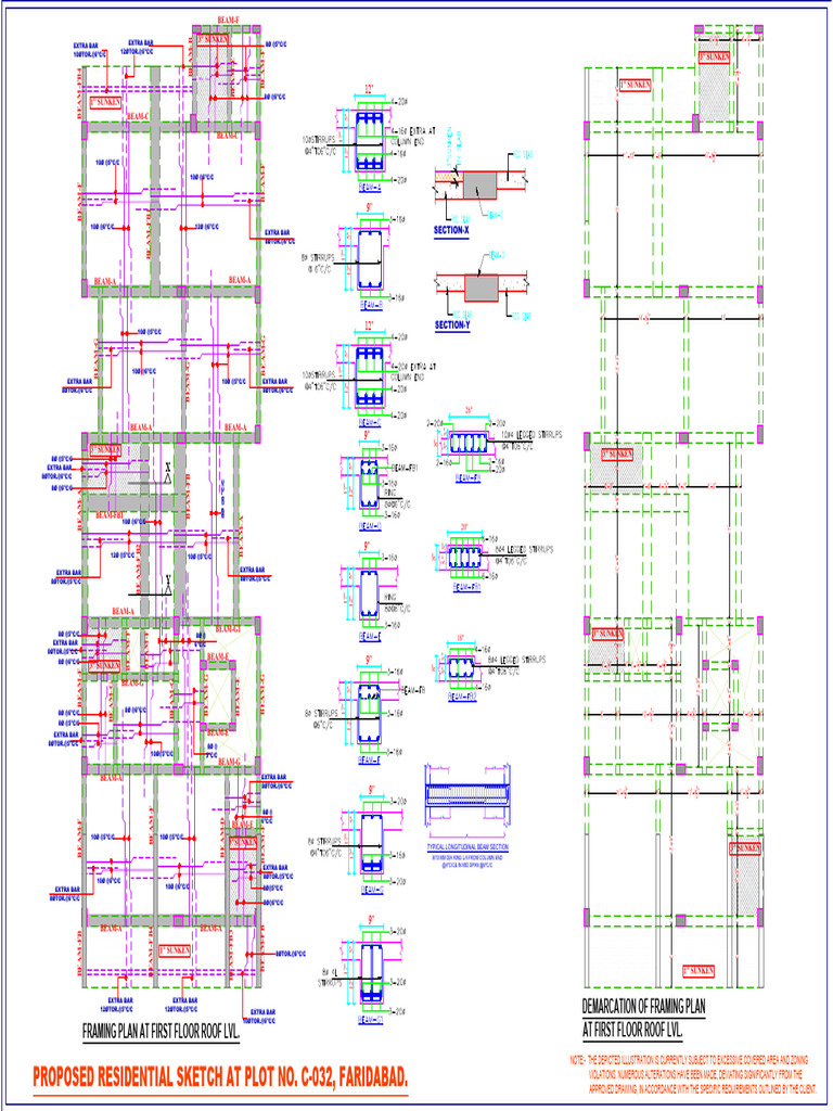 Framing Plan for Residential Project | PDF | Structural Engineering ...