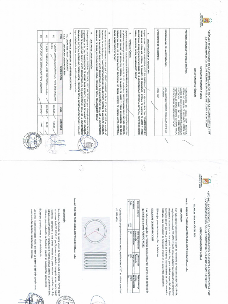 18.-Oc 0057 Tubo de Polietileno | PDF