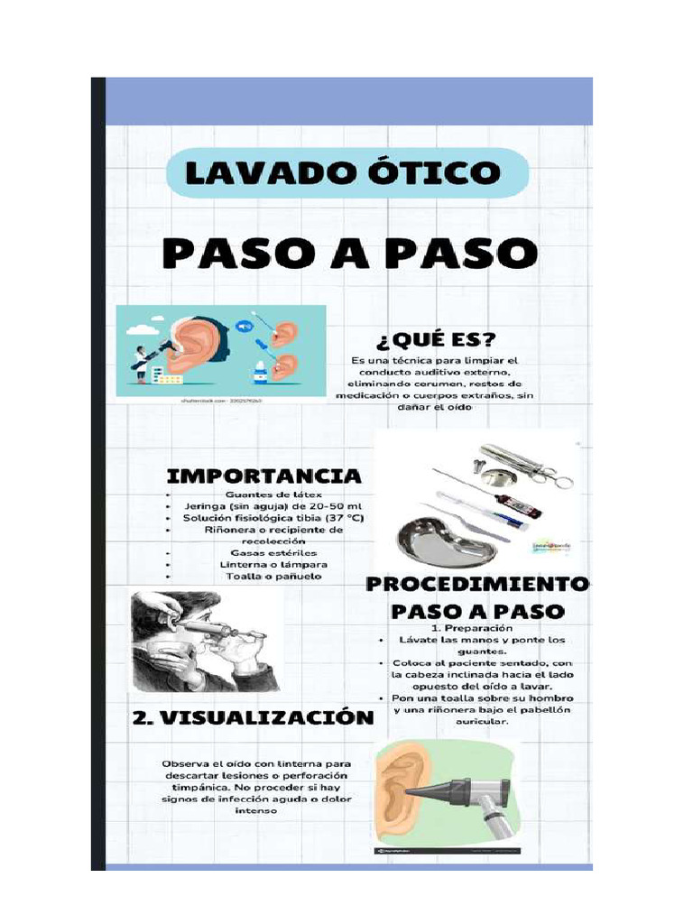 Lavado ótico Pdf