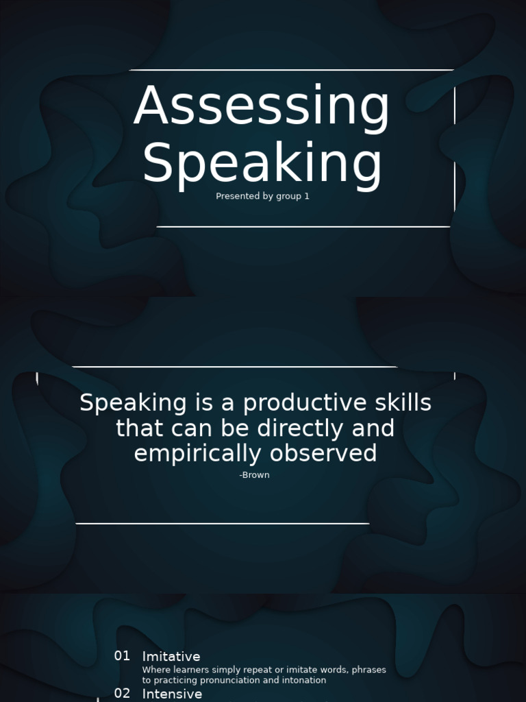 Assessment Task For Speaking Group 1-1 | PDF | Vocabulary | Grammar
