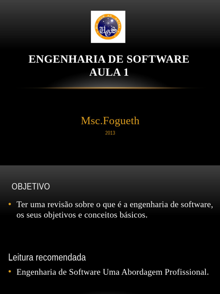Introdução à Engenharia de Software | PDF | Engenharia de Software ...