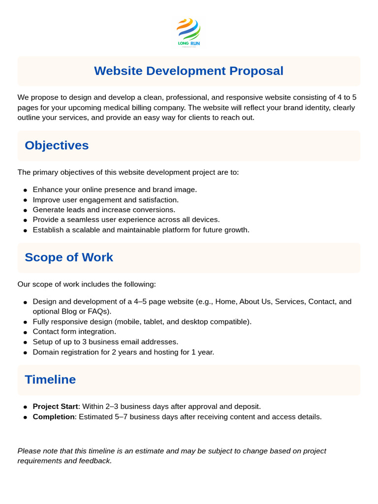 Shopify Website Development Proposal | PDF | Web Development | Websites
