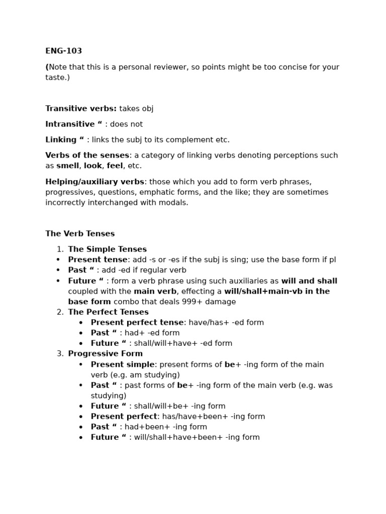 Understanding English Verbs and Grammar | PDF | Adverb | Verb