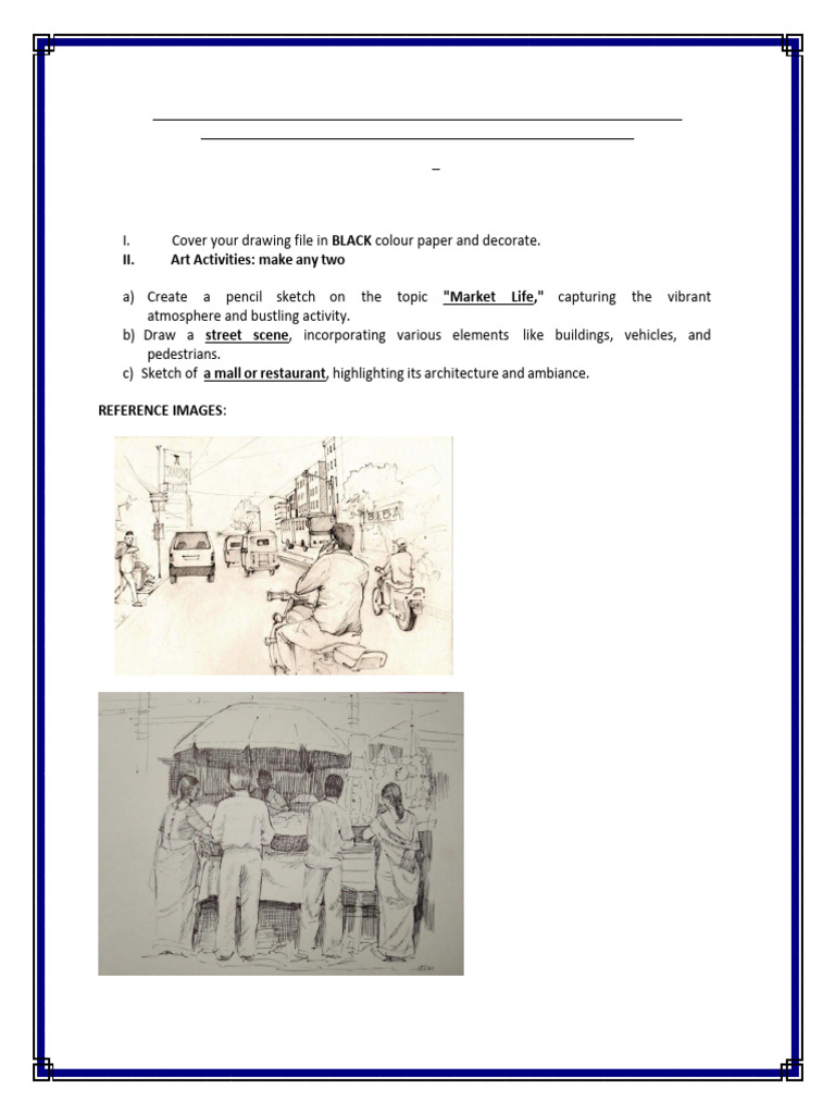 Summer Art Assignment for Class X | PDF