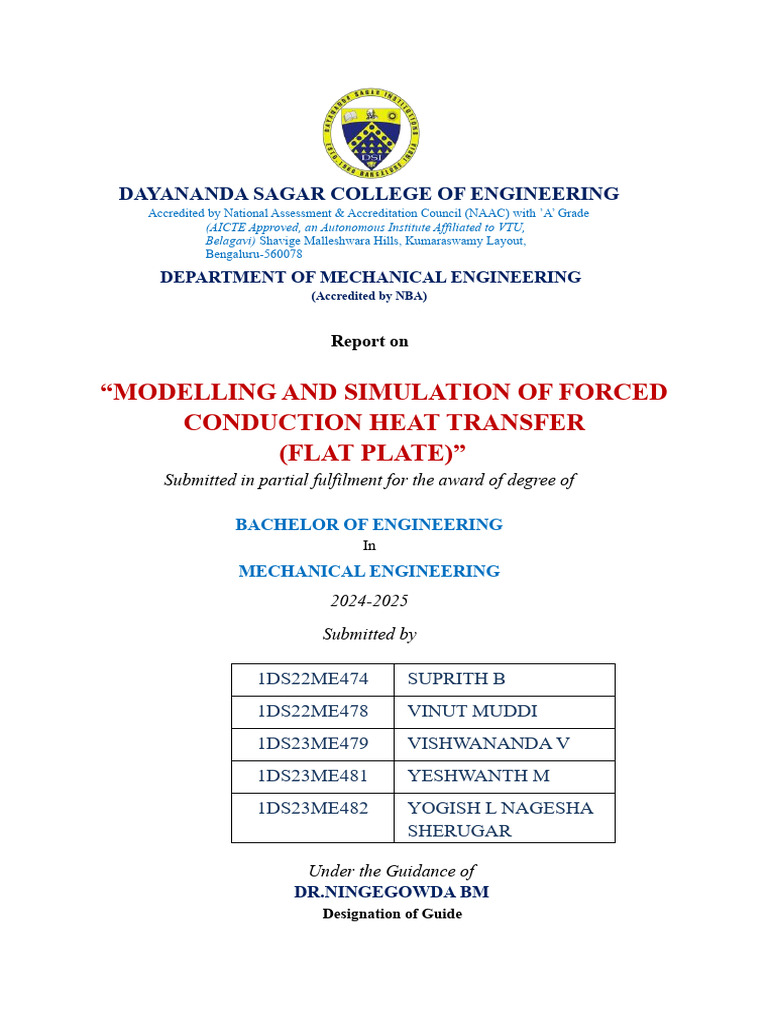 Forced Conduction Heat Transfer Simulation | PDF | Boundary Layer ...