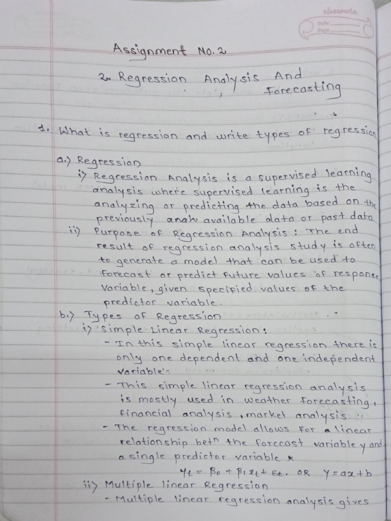 Regression Models Assignment Overview | PDF | Regression Analysis ...