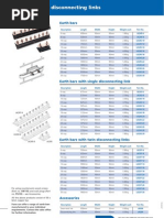 Earth Bar Specifications and Sizes | PDF | Length | Electricity