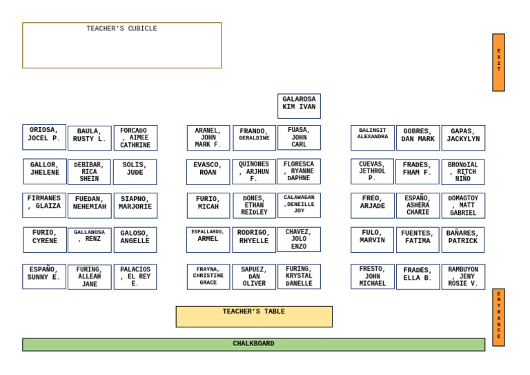10-Ruby Seat Plan | PDF